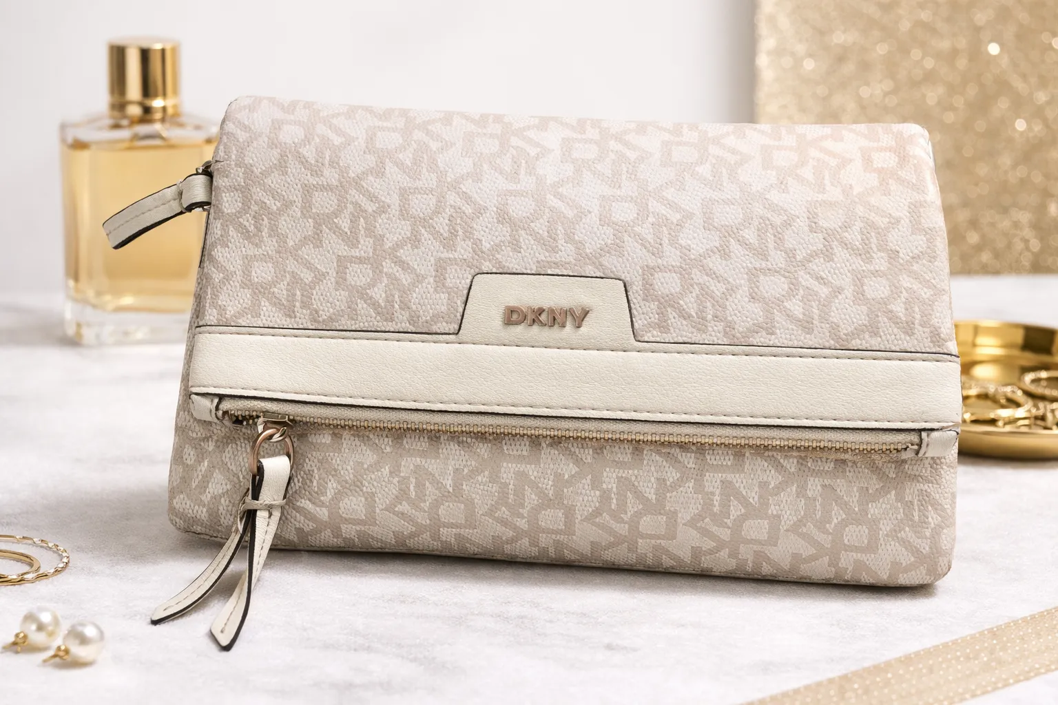 DKNY Clutch Bag studio shot