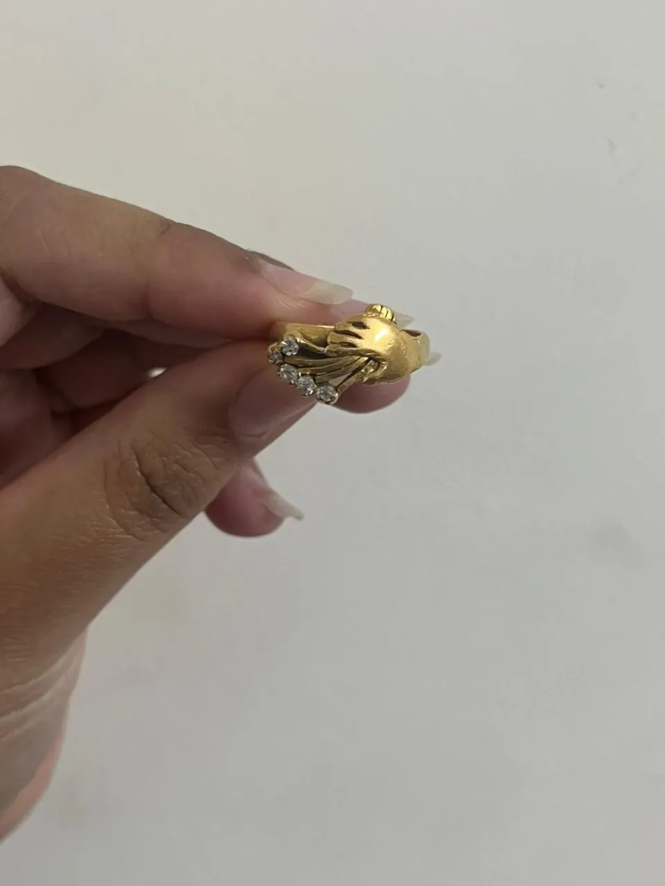 Gold Statement Ring raw input