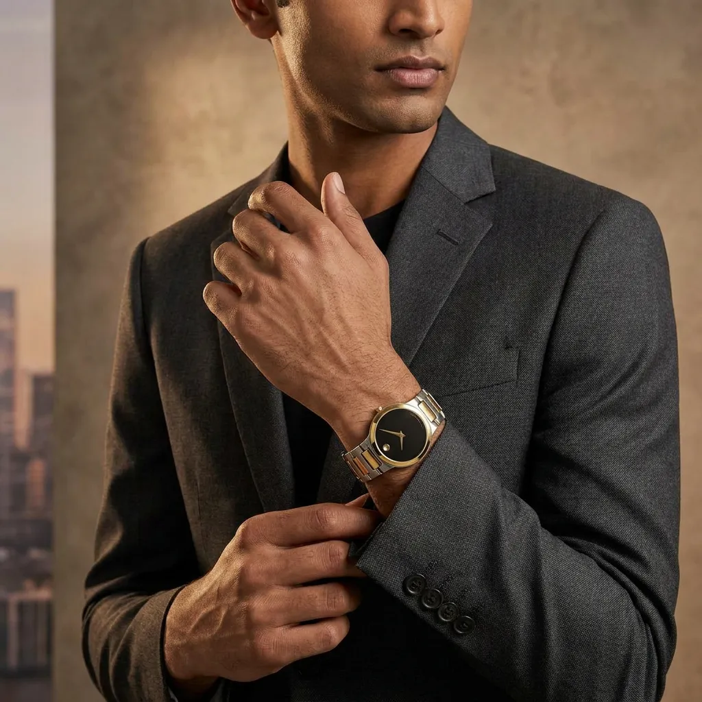 Luxury Chronograph Watch model photo